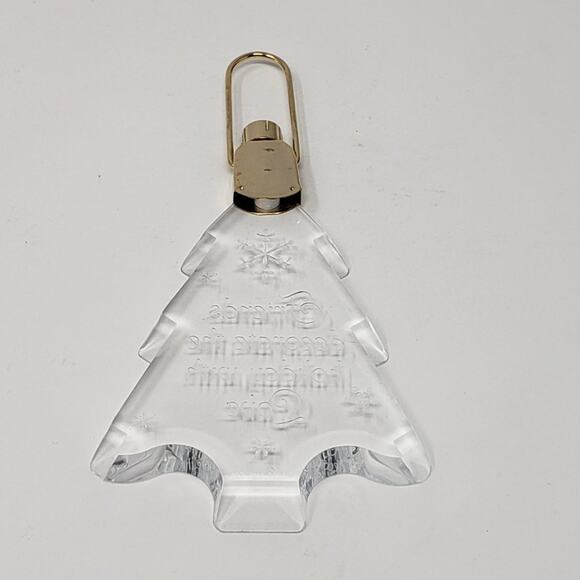 1988 Hallmark Tree of Friendship Lighted Acrylic Holiday Christmas Ornament. - Picture 5 of 7